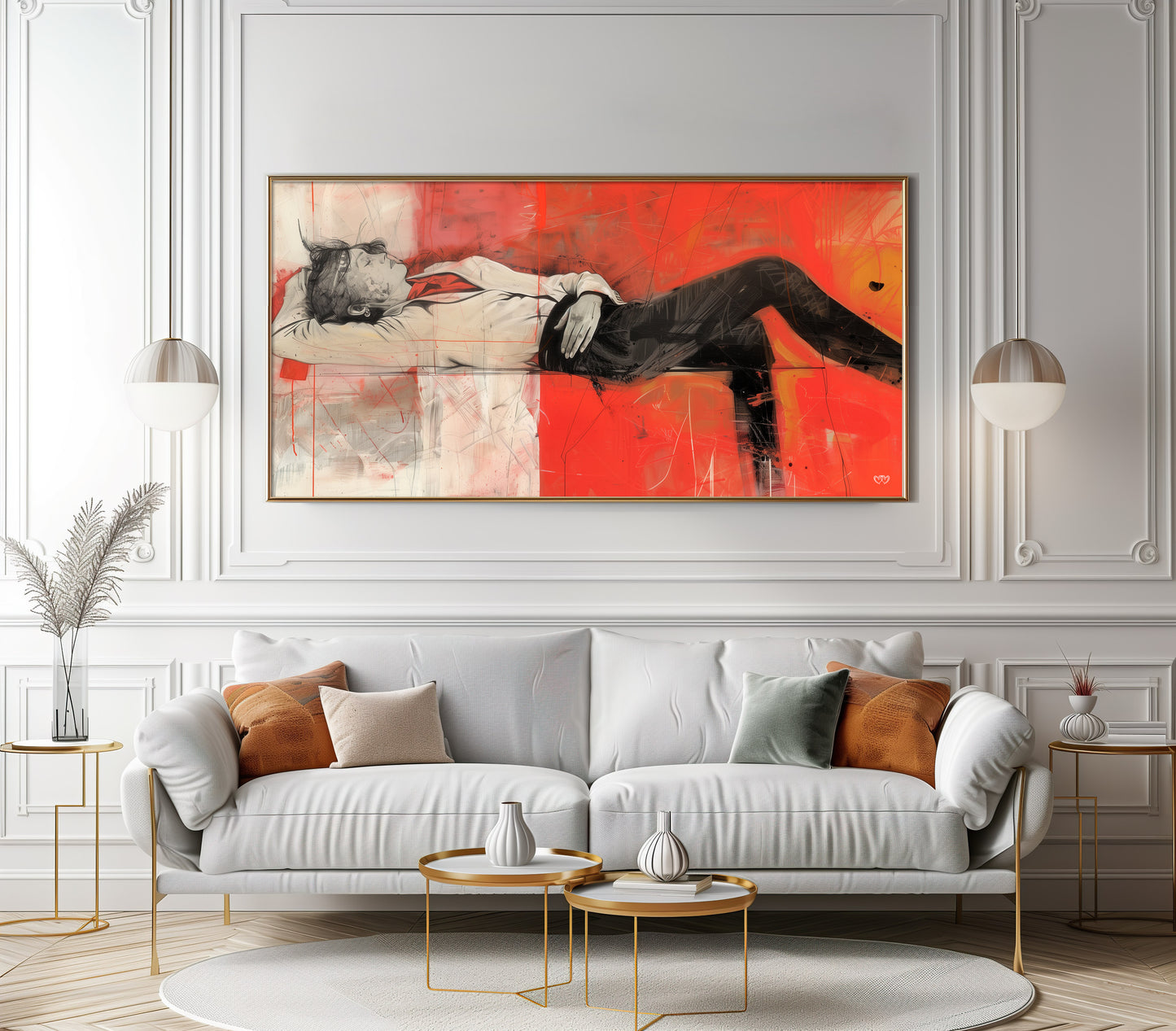 Arte Abstracto Moderno. Figuras Humanas