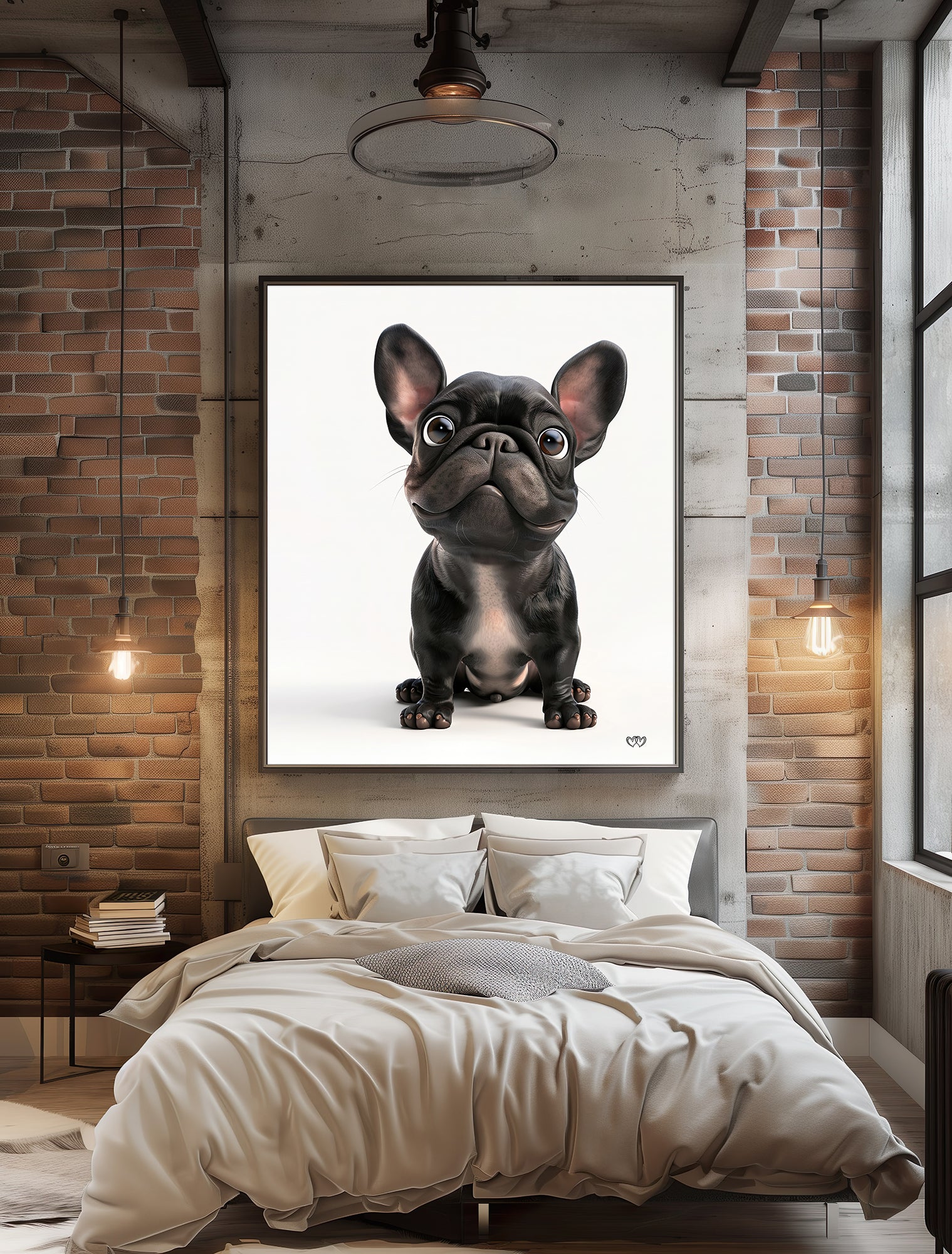 Arte digital de mascota imprimible - HeartnLove